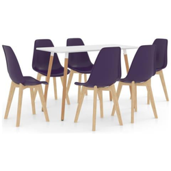 Set Da Pranzo 7 Pz Viola Scuro precio