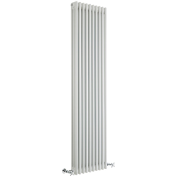 Hudson Reed Regent Radiatore Termoarredo di Design Verticale In Stile Ghisa - Termosifone Con Finitura Bianca - 3 x 10 Colonne - 1948W - 1800 x 470 x en oferta