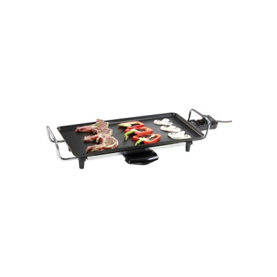 plancha elettrica 2000w 40x23cm - dom174 - domoclip
