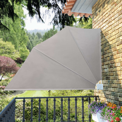 Tenda Laterale per Balcone Pieghevole Crema 160x240 cm en oferta