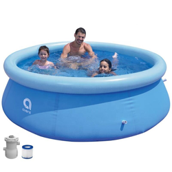 Piscina Fuoriterra Rotonda Gonfiabile Avenli Cm 360x76 Autoportante Azzurra con Pompa Filtro da 1136lth precio