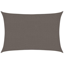 Vela Parasole 160 g/m² Antracite 2x3 m in HDPE - Antracite - Vidaxl en oferta