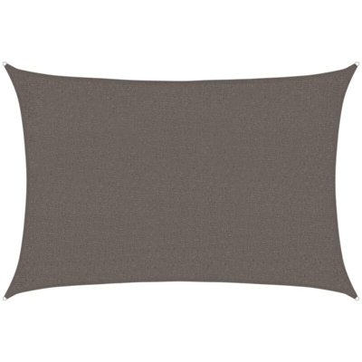 Vela Parasole 160 g/m² Antracite 2x3 m in HDPE - Antracite - Vidaxl