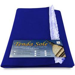 TENDA SOLE DA ESTERNO GIARDINO BALCONE UNITO BLU CONFEZIONATA Cm. 140x350 características