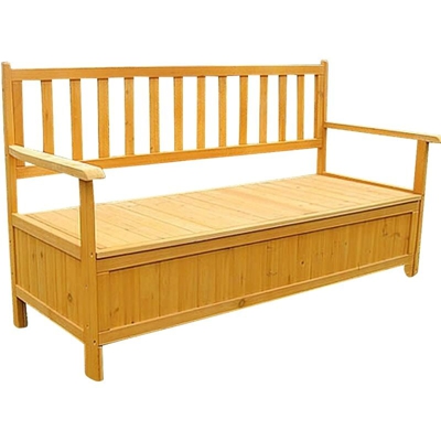 NUOVO panca petto supporto panca da giardino in legno box petto da giardino