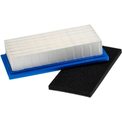 vhbw set di filtri (1x filtro di carta, 1x filtro in spugna) compatibile con Briggs & Stratton 19A400, 19B400 motore per trattorino tagliaerba
