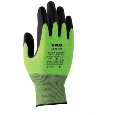 C500 wet 6049209 Guanto di protezione dai tagli Taglia: 9 EN 388 , EN 407 1 Paio/a - Uvex