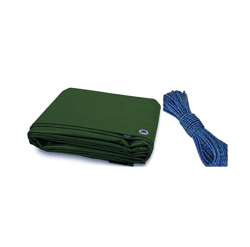 Telo Occhiellato Rinforzato Metri 4 x 5. Impermeabile e Antimuffa. Gr 210 per Metro Quadrato. In Omaggio Corda Elastica Multicolore di Metri 20 x características