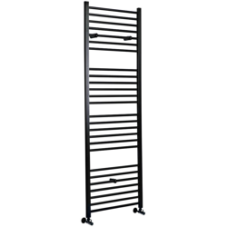Hudson Reed Nox Scaldasalviette Piatto di Design Verticale - Termoarredo Bagno ad Acqua Calda - Acciaio Nero - 763W - 1800 x 400mm características