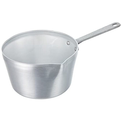 Casseruola conica in alluminio con 1 manico e beccuccio Family Cm 14 - Agnelli