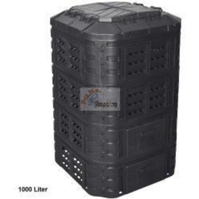 Compostiera da giardino composter bio compost bidone compostaggio 1000 litri