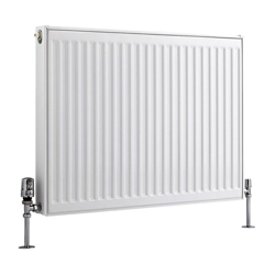 Hudson Reed Eco Radiatore Termoarredo a Piastra Type 11 - Termosifone Convettore Bianco - 891W - 600 x 800mm - Riscaldamento ad Acqua Calda en oferta