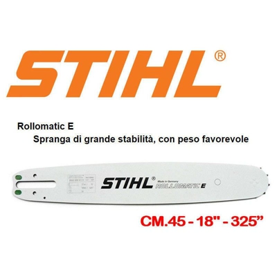 Barra Motosega Spranga Stihl Originale45 Cm 18' 325' (30050084717) Rollomatic E