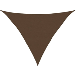 vidaXL Vela Parasole 160 g/m² Marrone 5x5x6 m in HDPE - Marrone precio