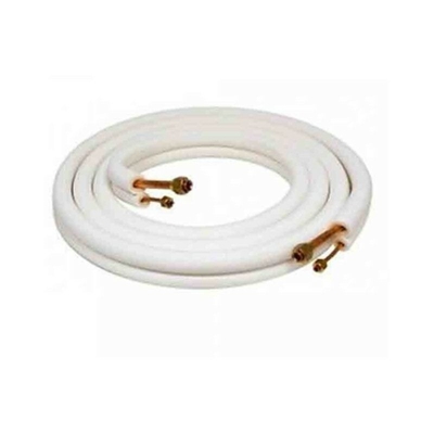 Doppio tubo di rame isolato da 3 m 1/4' x 3/8' per aria condizionata