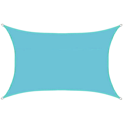 400x600CM Tenda da sole impermeabile Rettangolo Rettangolo Tettoie a vela per patio da giardino (blu) características