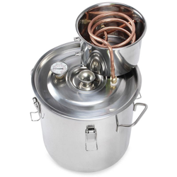 Unità di distillazione Acqua ancora 12L Acciaio inox Distillo 3 GAL Rame Olio aromatico Olii en oferta