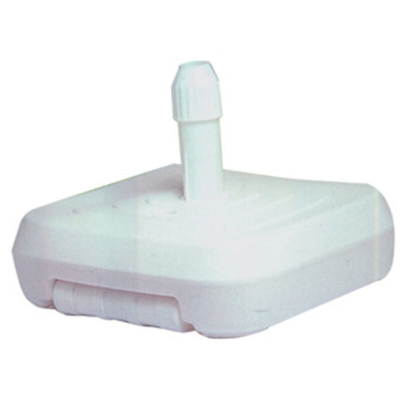 Base per ombrellone da giardino con ruote in pvc riempibile con sabbia o acqua per pali tra 30 e 54 mm