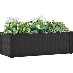 YOUTHUP Letto Rialzato Giardino con Irrigazione Antracite 100x43x33 cm - Antracite características