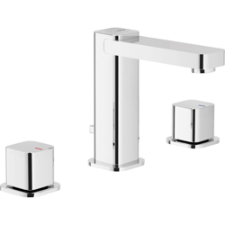 Nobili Rubinetteria Loop 90211/1 Batteria Lavabo A 3 Fori Con Scarico Cromo precio