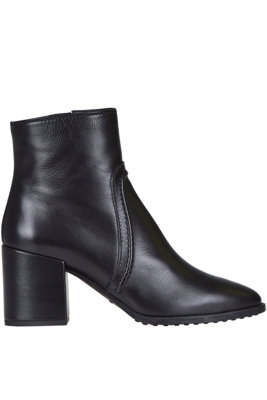 Leather ankle boots