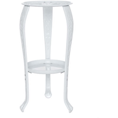 2 livelli piante fiori 51 cm vasi mensola supporto supporto supporto metallo giardino decor