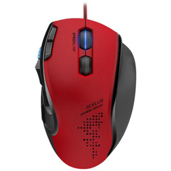SCELUS USB Ottico 3200DPI Mano destra Nero, Rosso mouse características