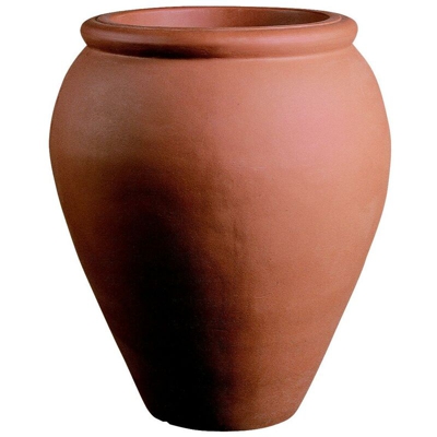 Orcio Liscio in resina Terracotta