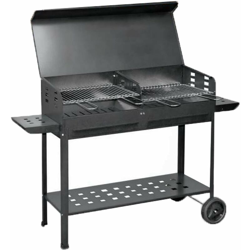 Barbecue bbq fornello brace carbone doppia griglia fonacella fornacetta 40 x 100 cm en oferta