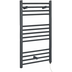 Hudson Reed Artle Scaldasalviette Elettrico Piatto di Design Verticale - Termoarredo Bagno a Scaletta Moderno - Acciaio Antracite - 400W - 1000 x características