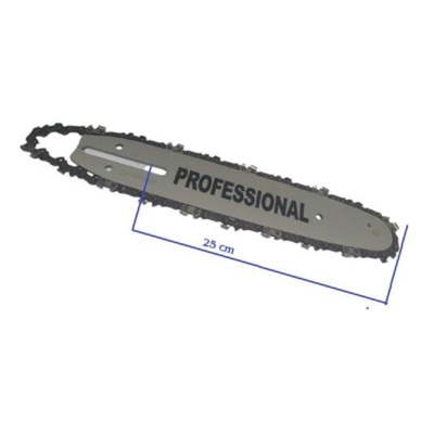 OX - LAMA BARRA MOTOSEGA LAMA 25 cm CON CATENA ELETTROSEGA motoseghe