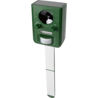 Solar Scaccia animali Principio di funzionamento Multifrequenza, Luce LED Campo di azione 100 m² 1 pz. - Gardigo