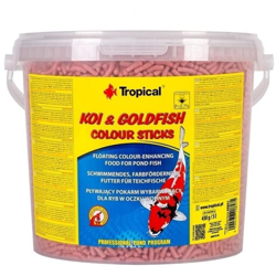 Pond Koi & Goldfish Colour Sticks Secchiello 5 Litri /450gr - Mangime di base in stick galleggianti, intesifica i colori dei pesci da laghetto características