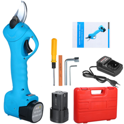 Cimatrice elettrica / forbici da potatura, blu, gli accessori vengono spediti in modo casuale (consegnati senza olio di manutenzione) en oferta