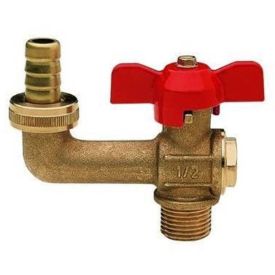 Rubinetto Portagomma A Sfera Per Giardino 1/2" - (Dn 15)