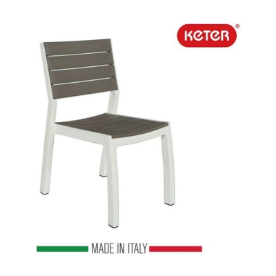 Sedia Harmony Bianca E Cappuccino