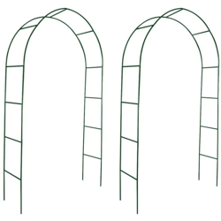 Archi da Giardino 2 pz per Piante Rampicanti - Verde - Vidaxl precio