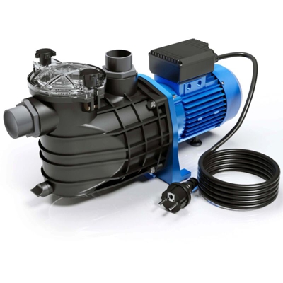 Wiltec - Pompa per piscina 22500 l/h 1500 W Pompa di circolazione filtraggio