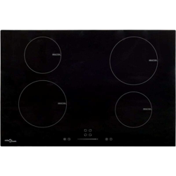Piano Cottura Induzione 4 Zone Controlli Touch Vetro 77cm 7000W - Vidaxl en oferta