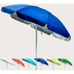 Ombrellone mare spiaggia 200 cm antivento protezione uv Sardegna | Blu en oferta