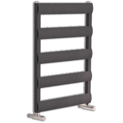Hudson Reed Gradus Scaldasalviette Moderno di Design - Termoarredo Bagno Contemporaneo a Scaletta - Alluminio Antracite - 379W - 790 x 500mm