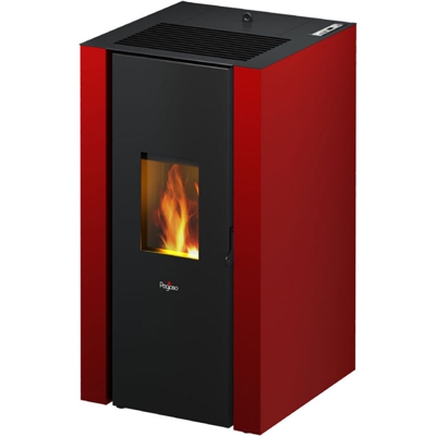Cadel By Mcz - Stufa a Pellet ad Aria Pegaso Modello Elane Rossa 8,5Kw