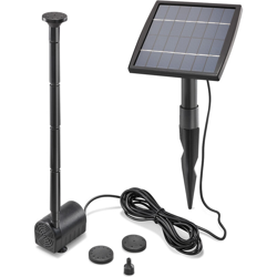 Esotec - Pompa solare per stagno 5W. Pompa solare da 140l/h. Pompa per stagno da giardino 101905 en oferta