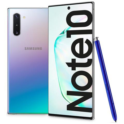 Galaxy Note10 Aura Glow 256GB Display 6.3'' FullHD+ Tripla Fotocamera S-Pen Android Italia