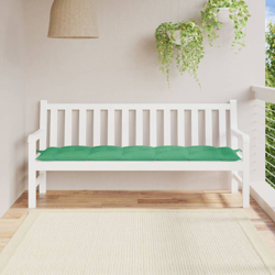 vidaXL Cuscino per Panca da Giardino Verde 180x50x7 cm in Tessuto - Verde precio
