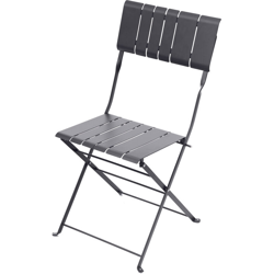 Sedia da giardino pieghevole grigia, 44x48,5x86,5 cm grigio características