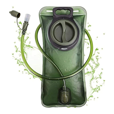 Sacca di idratazione Premium da 2 litri con valvola per morso - BPA free, antibatterica e impermeabile adatta per ogni zaino di idratazione - Sistema