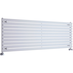 Hudson Reed Revive Radiatore Termoarredo di Design Orizzontale Moderno - Termosifone Con Finitura In Bianco - Design a Colonna Ovale - 590 x 1780 x en oferta