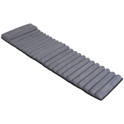 Cuscino per Lettino Prendisole Grigio in Pelle Scamosciata - Grigio - Vidaxl precio