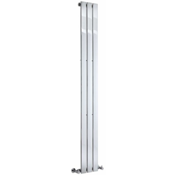Hudson Reed Delta Radiatore Termoarredo di Design Verticale Moderno - Termosifone con Finitura Cromata - Pannelli Piatti - 1800 x 225mm - 334 Watt precio